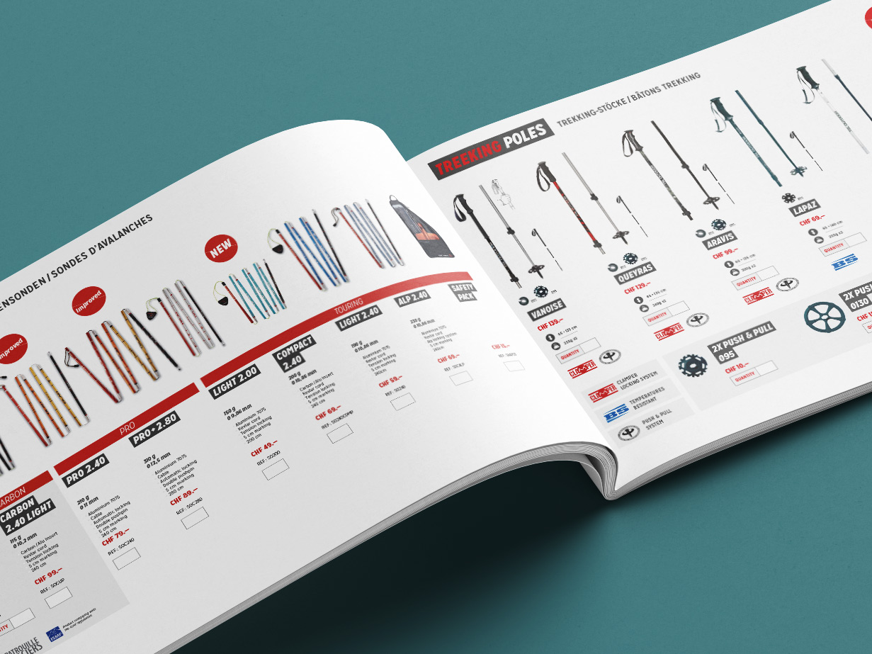 Mise en page de brochures, catalogues, listes de prix, flyers, Fribourg